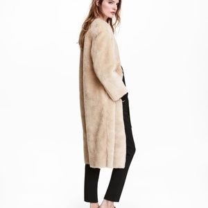 H&M long Faux Fur Coat